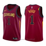 Maglia Cleveland Cavaliers Rodney Hood NO 1 Icon 2017-18 Rosso