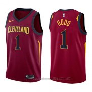 Maglia Cleveland Cavaliers Rodney Hood NO 1 Icon 2017-18 Rosso