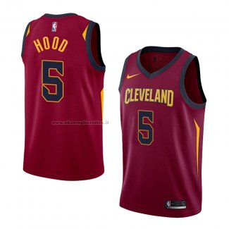 Maglia Cleveland Cavaliers Rodney Hood NO 5 Icon 2018 Rosso