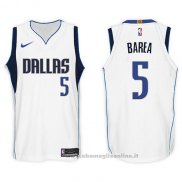 Maglia Dallas Mavericks J.j. Barea NO 5 2017-18 Bianco