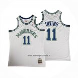 Maglia Dallas Mavericks Kyrie Irving No 11 Mitchell & Ness 2023-24 Bianco