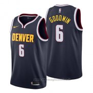 Maglia Denver Nuggets Brandon Goodwin NO 6 Icon 2018-19 Blu