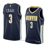 Maglia Denver Nuggets Torrey Craig NO 3 Icon 2018 Blu