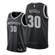 Maglia Detroit Pistons Michael Beasley NO 30 Citta 2019-20 Nero