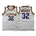 Maglia Film Crenshaw Monica Wright NO 32 Bianco