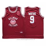 Maglia Film Hillman College Dwayne Wayne NO 9 Rosso