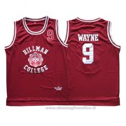 Maglia Film Hillman College Dwayne Wayne NO 9 Rosso