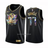 Maglia Golden Edition Dallas Mavericks Luka Doncic #77 2021-22 Nero