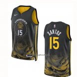 Maglia Golden State Warriors Gui Santos #15 Citta 2022-23 Nero