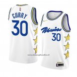Maglia Golden State Warriors Stephen Curry #30 Champs Whitestars 2022-23 Bianco