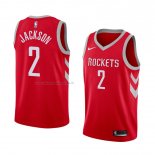 Maglia Houston Rockets Demetrius Jackson NO 2 Icon 2018 Rosso