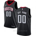 Maglia Houston Rockets Personalizzate 17-18 Nero