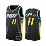 Maglia Indiana Pacers Bruce Brown JR. #11 Citta 2023-24 Nero