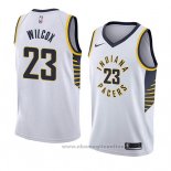 Maglia Indiana Pacers C.j. Wilcox NO 23 Association 2018 Bianco