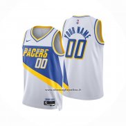 Maglia Indiana Pacers Personalizzate Citta 2025-26 Bianco