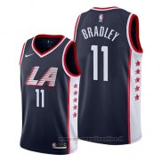 Maglia Los Angeles Clippers Avery Bradley NO 11 Citta 2019 Blu