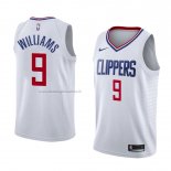 Maglia Los Angeles Clippers C.j. Williams NO 9 Association 2018 Bianco