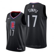 Maglia Los Angeles Clippers Garrett Temple NO 17 Statement 2019 Nero