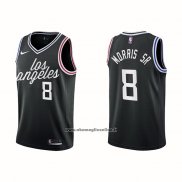 Maglia Los Angeles Clippers Marcus Morris Sr. NO 31 Classic 2019-20 Bianco