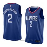 Maglia Los Angeles Clippers Shai Gilgeous-Alexander NO 2 Icon 2018 Blu