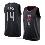 Maglia Los Angeles Clippers Terance Mann NO 14 2019 20 Statement 2019 Nero