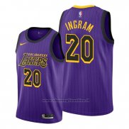 Maglia Los Angeles Lakers Andre Ingram NO 20 Citta Viola