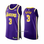 Maglia Los Angeles Lakers Anthony Davis #3 Statement Autentico Viola