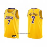 Maglia Los Angeles Lakers Carmelo Anthony #7 75th Anniversary 2021-22 Giallo