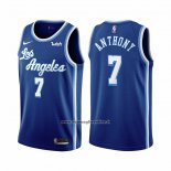 Maglia Los Angeles Lakers Carmelo Anthony #7 Classic 2021 Blu