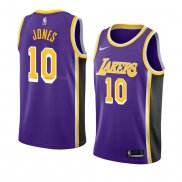 Maglia Los Angeles Lakers Jemerrio Jones NO 10 Statement 2018-19 Viola