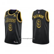 Maglia Los Angeles Lakers Kent Bazemore #9 Mamba 2021-22 Nero