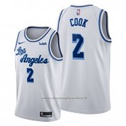 Maglia Los Angeles Lakers Quinn Cook NO 2 Classic Edition Bianco