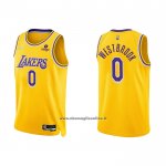 Maglia Los Angeles Lakers Russell Westbrook #0 75th Anniversary 2021-22 Giallo