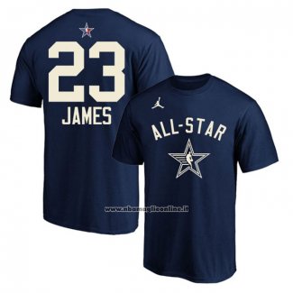 Maglia Manica Corta All Star 2024 LeBron James Blu