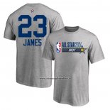 Maglia Manica Corta All Star 2024 LeBron James Grigio