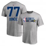 Maglia Manica Corta All Star 2024 Luka Doncic Grigio