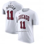 Maglia Manica Corta Chicago Bulls Demar Derozan Citta 2022-23 Bianco