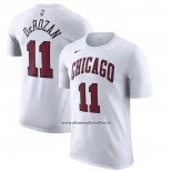 Maglia Manica Corta Chicago Bulls Demar Derozan Citta 2022-23 Bianco