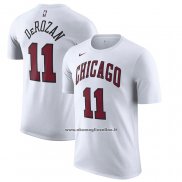 Maglia Manica Corta Chicago Bulls Demar Derozan Citta 2022-23 Bianco