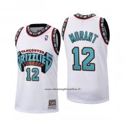 Maglia Memphis Grizzlies Ja Morant #12 Historic Throwback Bianco