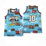 Maglia Memphis Grizzlies Mike Bibby #10 Mitchell & Ness 1998-99 Blu
