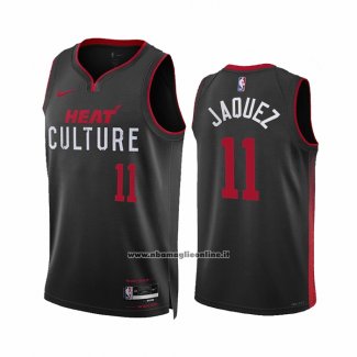 Maglia Miami Heat Jaime Jaquez JR. #11 Citta 2023-24 Nero