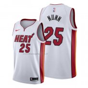 Maglia Miami Heat Kendrick Nunn NO 25 Association 2019-20 Bianco