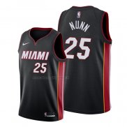 Maglia Miami Heat Kendrick Nunn NO 25 Icon Nero