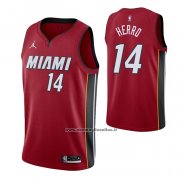 Maglia Miami Heat Tyler Herro #14 Statement 2020-21 Rosso