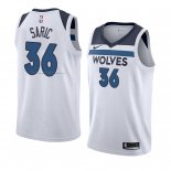 Maglia Minnesota Timberwolves Dario Saric NO 36 Association 2018 Bianco