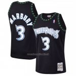 Maglia Minnesota Timberwolves Stephon Marbury #3 Mitchell & Ness 1997-98 Nero
