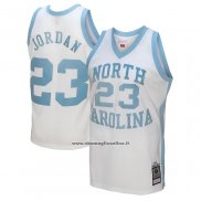 Maglia NCAA North Carolina Tar Heels Michael Jordan #23 Mitchell & Ness 1983-84 Bianco