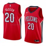 Maglia New Orleans Pelicans Rashad Vaughn NO 20 Statement 2018 Rosso