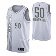 Maglia Oklahoma City Thunder Jeremiah Robinson-earl #50 Citta 2021-22 Bianco